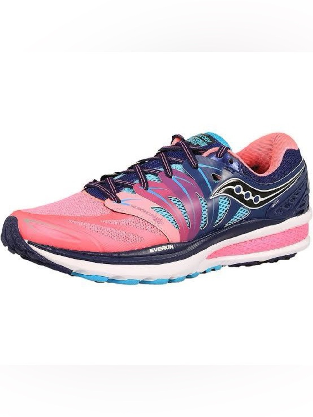 Saucony Hurricane ISO 2 Women’s Running Shoes Pink Blue Black Size 6.5
